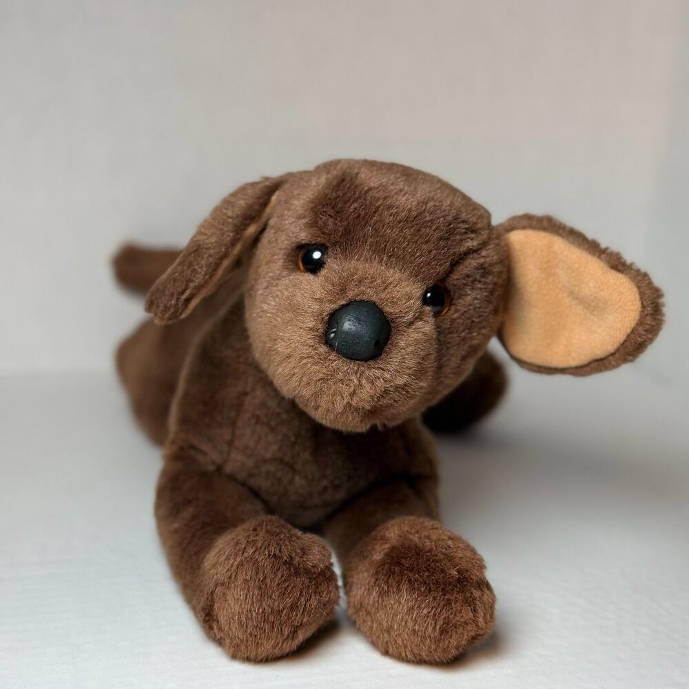 Douglas Cocoa Chocolate Lab Dog Plush Stuffed Animal 12in READ